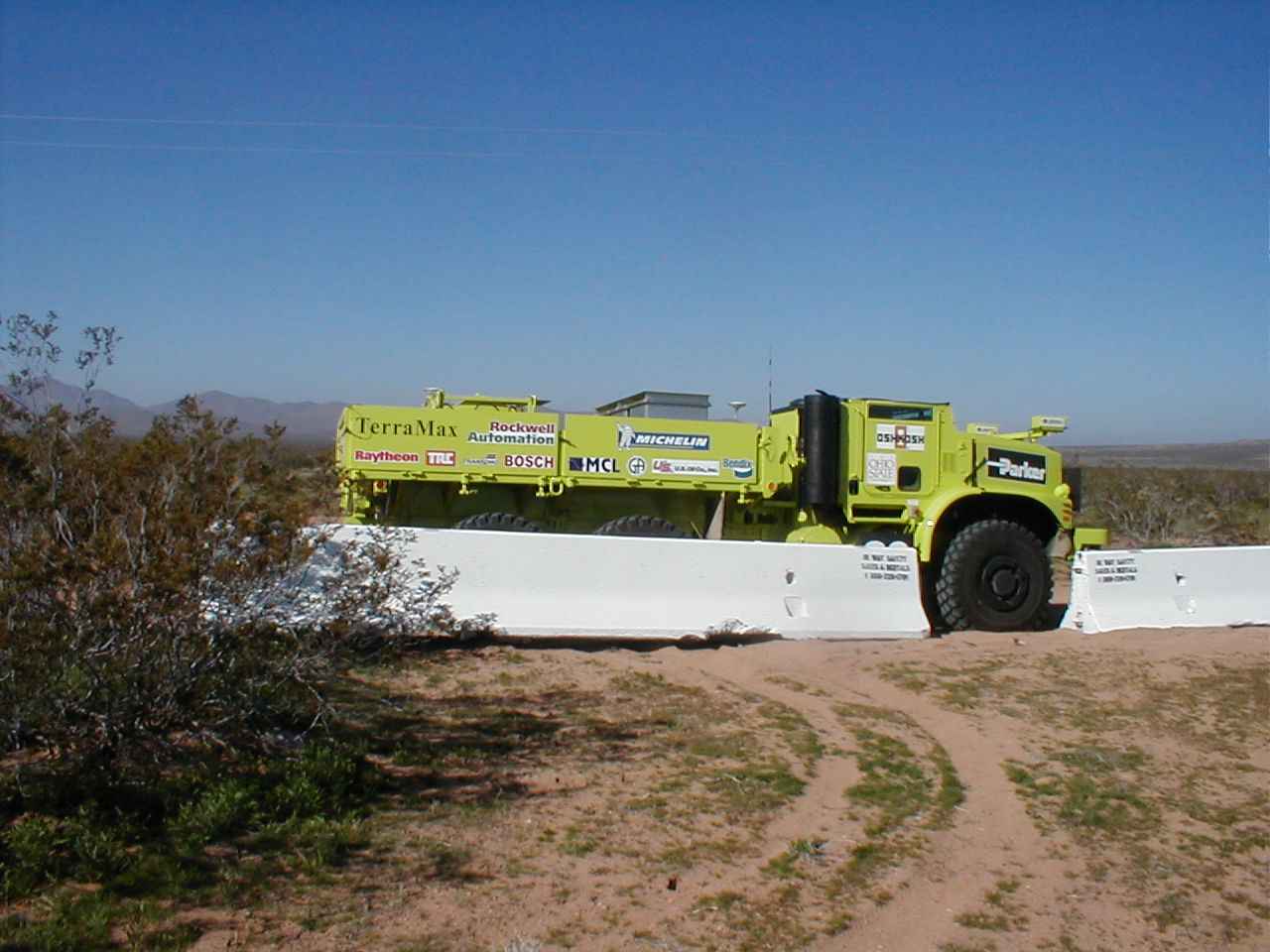 Team TerraMax's 5-ton truck tools down the road, sans driver