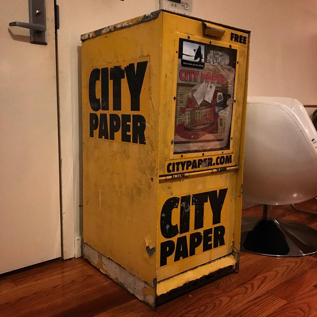 City Paper newspaper box