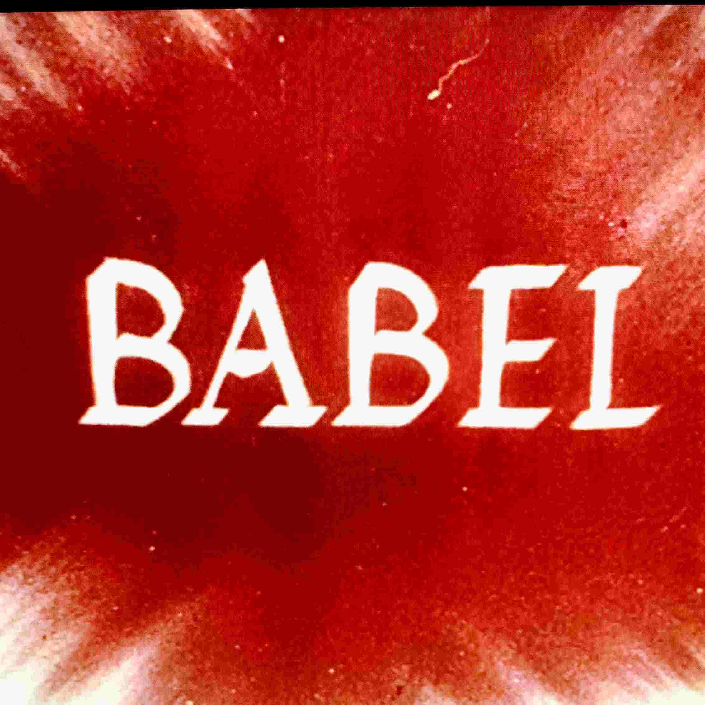 Frightening Babel nameplate from the movie